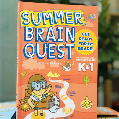 Sách summer brain quest phát triển tư duy iq cho bé - tiếng anh, 5 cuốn ( 5 - 10 tuổi )
