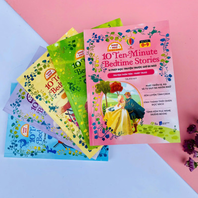 Sách - 10 Ten-Minutes Bedtime Stories - 10 Phút Đọc Truyện Trước Giờ Đi Ngủ - Adventure Stories - Truyện Phiêu Lưu - Song Ngữ Việt-Anh