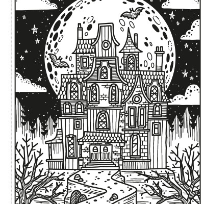 Halloween Magic Painting Book