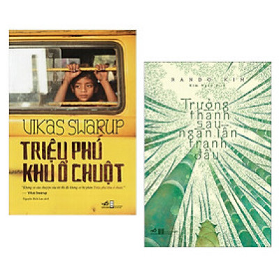 Combo 2 cuốn sách hay nhất về văn học : Triệu phú khu ổ chuột +  Trưởng Thành Sau Ngàn Lần Tranh Đấu ( Tặng kèm Bookmark Happy Life)