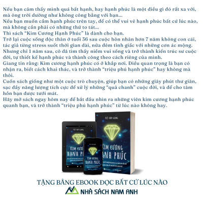 Sách - Kim Cương Hạnh Phúc - Tác giả Việt Thùy Giang