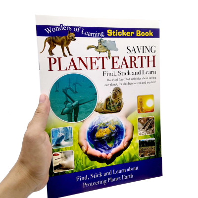 Wonders Of Learning - Sticker Book - Saving Planet Earth