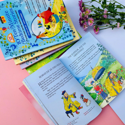 Sách - 10 Ten-Minutes Bedtime Stories - 10 Phút Đọc Truyện Trước Giờ Đi Ngủ - Adventure Stories - Truyện Phiêu Lưu - Song Ngữ Việt-Anh