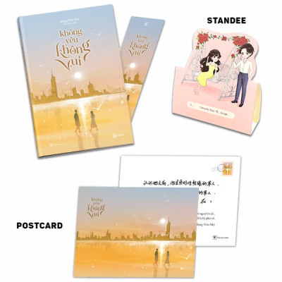 Không Yêu Không Vui - Bản Đặc Biệt - Tặng Kèm Bookmark + Postcard Bồi Cứng In 2 Mặt Có Chữ Ký In Của Tác Giả + Standee Giấy