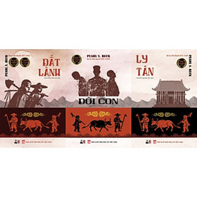 [3 tập văn chương Nobel có tranh minh hoạ tặng postcard chữ ký dịch giả] ĐẤT LÀNH ĐỜI CON LY TÁN – Pearl S. Buck Nguyễn Vân Hà, Nguyễn Tuấn Bình, Nguyễn Quang Huy dịch – NXB Phụ Nữ