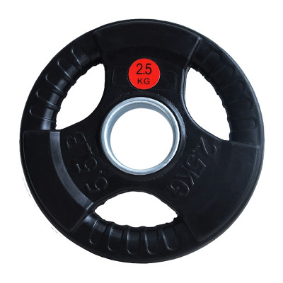 Q302 Tạ miếng cao cấp 3 lỗ (ø: 50mm) có bọc cao su non Thái Lan BG 2.5kg,5kg, 7.5kg, 10kg,15kg và 20kg (hàng nhập khẩu)