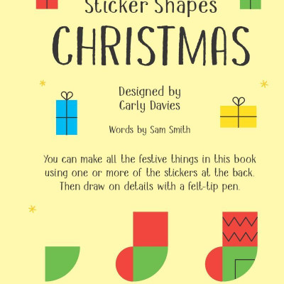 Usborne Minis: Sticker Shapes Christmas