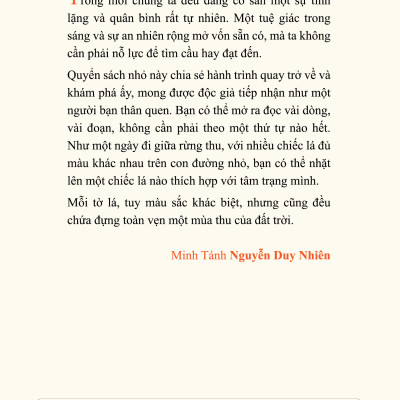 Không Phủi Cũng Rơi - Minh tánh Nguyễn Duy Nhiên