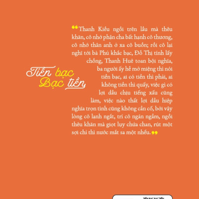 Sách Tiền Bạc Bạc Tiền - Hồ Biểu Chánh TH115