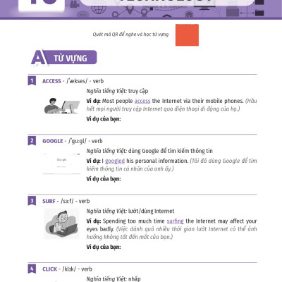 Sách 1001 Từ vựng tiếng Anh thông dụng cho kỳ thi Vstep (B1), IELTS (band 4.5), TOEIC 450, B1 Preliminary (PET), Aptis và cho học sinh trung học cơ sở, trung học phổ thông