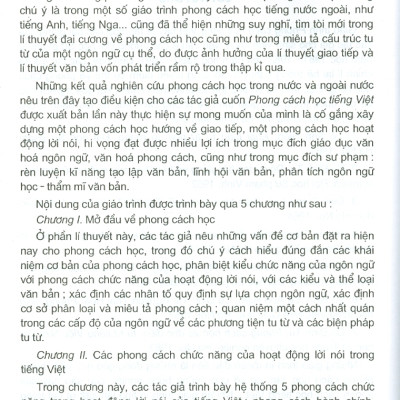 PHONG CÁCH HỌC TIẾNG VIỆT (Tái bản lần thứ mười lăm)