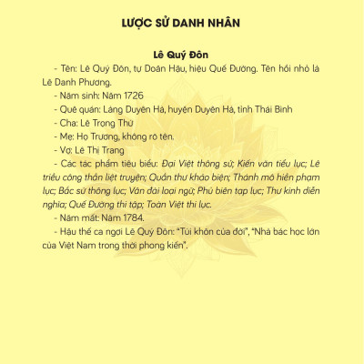 Sách - Khí Phách Lạc Hồng - Lê Quý Đôn - Nhà Bác Học Lỗi Lạc Thời Phong Kiến