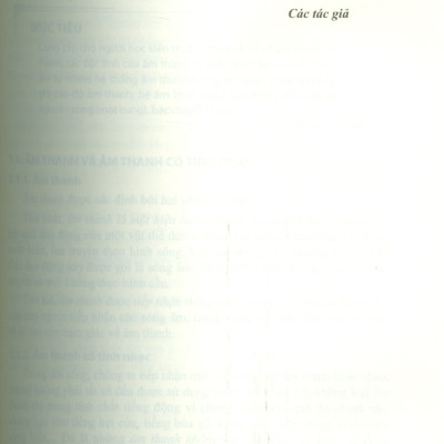 Giáo trình Lí thuyết âm nhạc cơ bản - Trần Bảo Lân (Chủ biên), Nguyễn Đỗ Hiệp, Cao Sĩ Tùng Anh, Trần Quốc Ninh, Đặng Thị Hải Yến, Tạ Hoàng Mai Anh