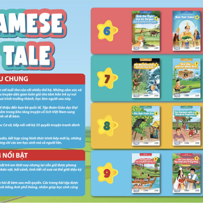 Combo Truyện Đọc Story Vietnamese Folk Tale Pack Full level