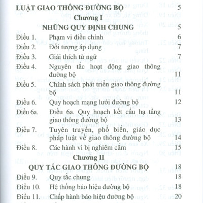 LUẬT GIAO THÔNG ĐƯỜNG BỘ VÀ NGHỊ ĐỊNH HƯỚNG DẪN THI HÀNH (Nghị Đinh Số 100/2019/NĐ-CP Ngày 30/12/2019 + Nghị Định Số 123/2021/NĐ-CP Ngày 28/12/2021)