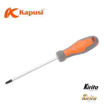 Tua vít 2 đầu dẹp/bake Kapusi 6x100/6x150/6x200, chất liệu thép CRV cao cấp