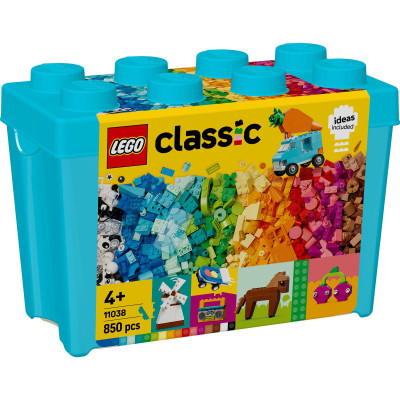 LEGO CLASSIC 11038 Đồ chơi lắp ráp Thùng gạch sáng tạo sống động (850 Chi Tiết)