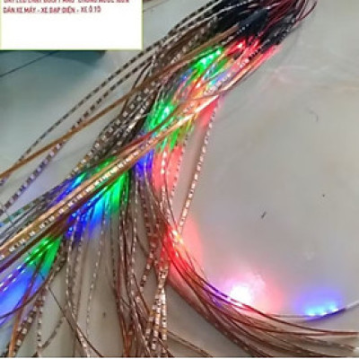 1 DÂY ĐÈN LED TRANG TRÍ SÁNG CHẠY ĐUỔI AUDI NHẤP NHÁY NHIỀU MÀU SẮC CỰC ĐẸP LẮP XE MÁY ÔTÔ XE ĐIỆN 