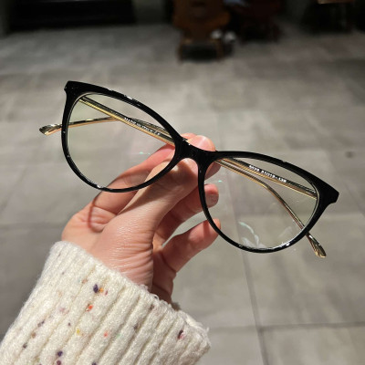 Kính Mắt mèo Hàn Quốc gọng kim loại cao cấp