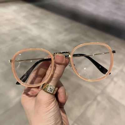 Kính Mắt tròn màu hồng dễ thương cho nữ