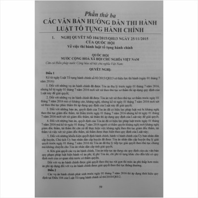 Sách Cẩm Nang Giải Quyết Khiếu Kiện Quyết Định, Hành Vi Hành Chính về Đất Đai tại Tòa Án và Luật Đất Đai năm 2024 – V2408D