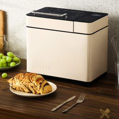 Máy Làm Bánh Mỳ Kiêm Làm Kem Petrus 8855GR Tự Động 3 Trong 1- Hàng Nhập Khẩu