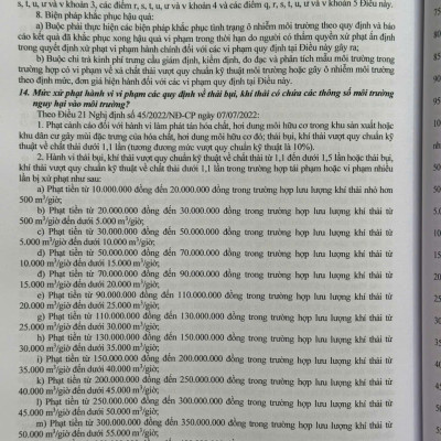 Sách Luật Bảo Vệ Môi Trường, Luật Địa Chất Và Khoáng Sản – Quy Định Về Xử Phạt Vi Phạm Hành Chính - V2541D