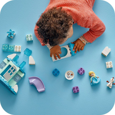 Đồ Bộ Lắp Ráp Bữa Tiệc Tại Lâu Đài Băng Giá Của Anna Và Elsa LEGO DUPLO 10455 (54 chi tiết)