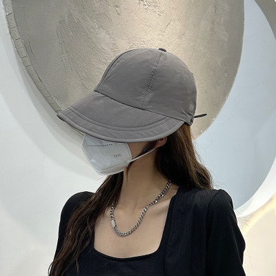 Mũ chống nắng  nửa đầu Hàn Quốc có nút  đeo khẩu trang, nón vành rộng có túi  để khẩu trang , dây  rút điều chỉnh kích thước  giúp chống nắng, chống gió, che nắng phong cách thời trang hiện đại , trẻ trung