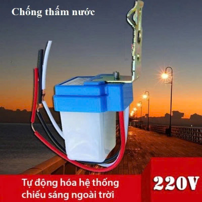 Công Tắc Cảm Biến Tự Động Bật Đèn Khi Trời Tối – Phù Hợp Mọi Nguồn Điện 12V-220V