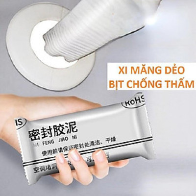 Combo 10 gói Xi Măng Dẻo Bịt Tường Chống Thấm, Côn Trùng - Xi Măng Trám Vết Nứt, Khe Hở Tường