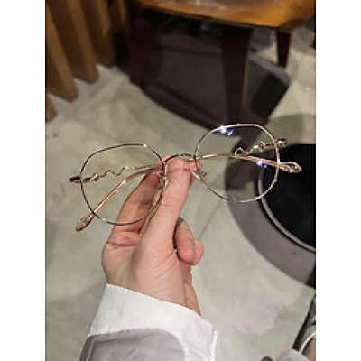 Kính vintage kim loại kiểu cách thời trang Hàn Quốc