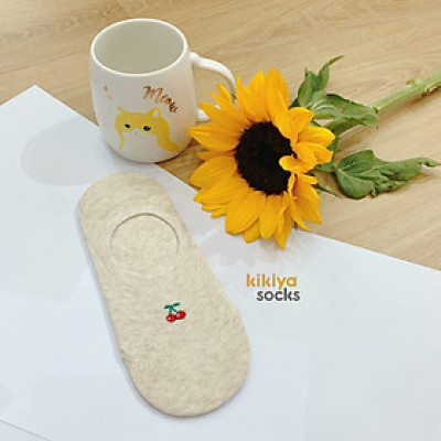 Tất vớ nữ trái cây cổ thấp Kikiya  Hàn Quốc W-N-042