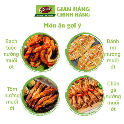 Gia Vị Nướng Muối Ớt Barona 80g ướp ngon chuẩn vị không cần nêm nếm