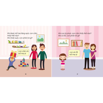 Sách - Mẹ Hỏi Bé Trả Lời - Hỏi Đáp Giúp Bé Phát Triển Ngôn Ngữ Và Giao Tiếp, Rèn Luyện Trí Thông Minh Dành Cho Bé 0-6 Tuổi