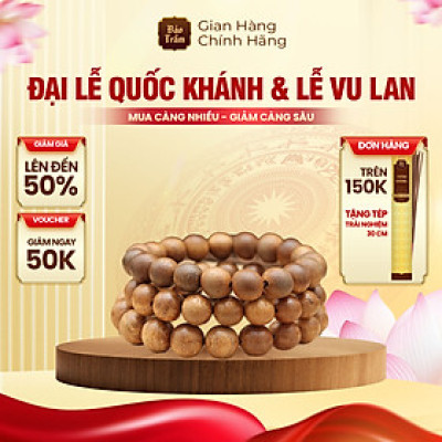 Vòng Trầm Hương 7.0ly – 108 Hạt – Cao Cấp | Bảo Trầm – Chuỗi Trầm Tự Nhiên – Hương Thơm Dịu – Không Hóa Chất