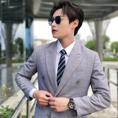 Cà Vạt Lụa Tơ Tằm SenSilk CAVATS02 – Cà Vạt Nam Cao Cấp, Quà Tặng Quý Ông