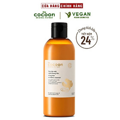 Bigsize - Sữa rửa mặt nghệ Hưng Yên Cocoon 310ml giúp da sạch mịn và rạng rỡ thuần chay