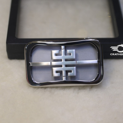 Mặt Khóa Thắt Lưng Cao Cấp - Đầu Khóa Dây Nịt CRA007WB -Mặt Khóa 3.5cm Inox 316 Nguyên Khối