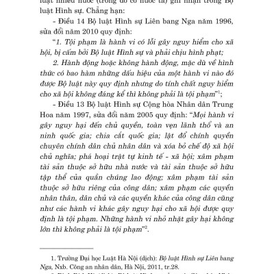 Trách Nhiệm Hình Sự Và Loại Trừ Trách Nhiệm Hình Sự