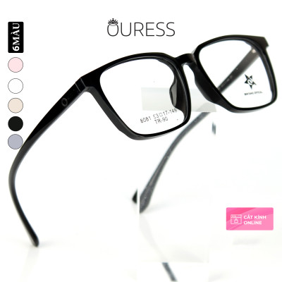 Gọng kính 8081 nhựa cao cấp siêu bền thời trang nam nữ OURESS
