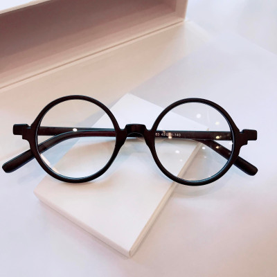 Gọng Kính Cận Nam Nữ, Kính Mắt tròn Nhỏ Mini Gọng Chống Ánh Sáng Xanh, Tia Bức Xạ