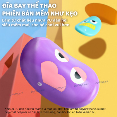 Đĩa bay xoay tung hứng Mideer đĩa ném Frisbee thể thao Soft Sport Frisbee