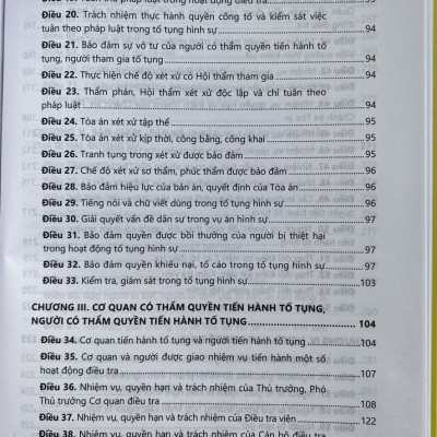 Chỉ dẫn tra cứu, áp dụng Bộ Luật Tố Tụng Hình Sự năm 2015 ( Sửa đổi, bổ sung năm 2021 )