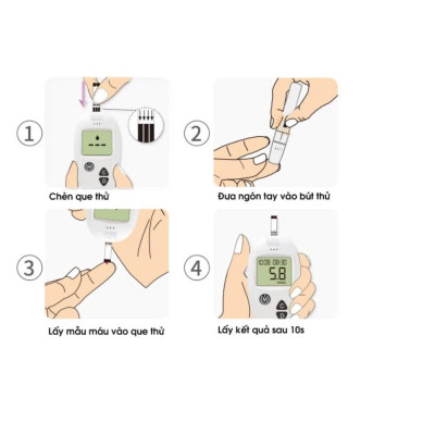 Máy Đo Tiểu Đường Tại Nhà Safe Accu - Tặng Que Đô và Kim Thử Máu Hàng Cao Cấp, ĐÈN TRANG TRÍ