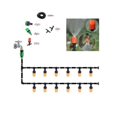 Bộ phun sương làm mát, tưới cây, tưới lan
