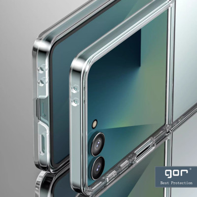 Ốp lưng GOR cho Samsung Galaxy Z Flip 7 trong suốt chống ố vàng_ Hàng chính hãng