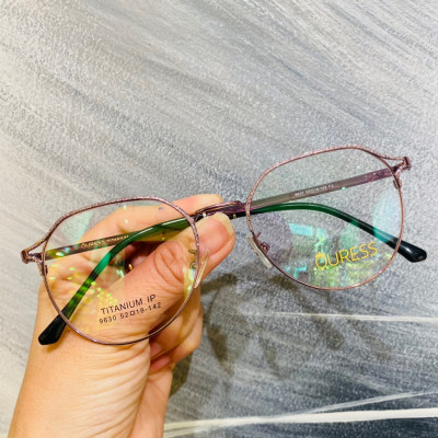 Gọng kính cận 9630 chất liệu titan thời trang mắt kính OURESS nam nữ siêu nhẹ siêu bền