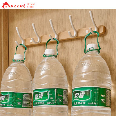 Móc Treo Tường Màu Trắng Gỗ Tần Bì Cao cấp Anzzar, Giá Treo Tường Cho Phòng Tắm Nhà Bếp Phòng Ngủ Hành lang MT-12