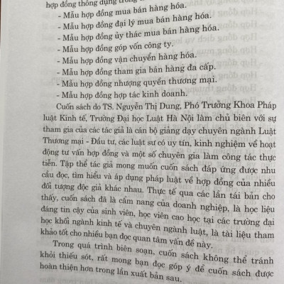 Pháp Luật Về Hợp Đồng Trong Thương Mại Đầu Tư – Những Vấn Đề Pháp Lý Cơ Bản 